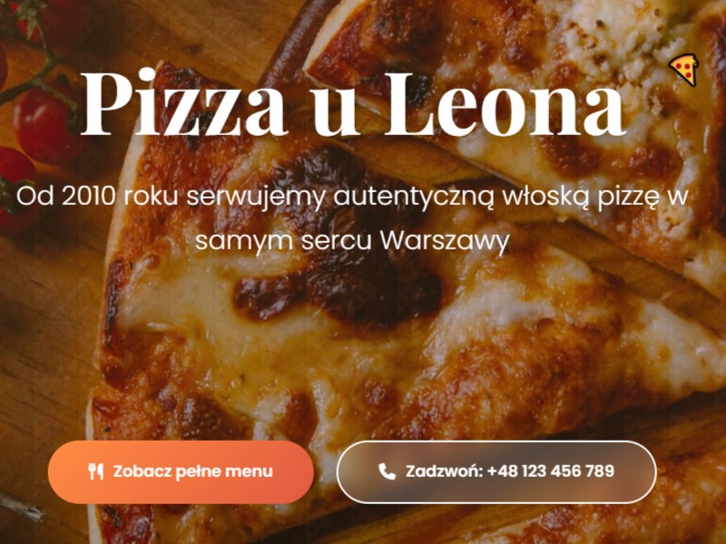 Demo strony pizzerii